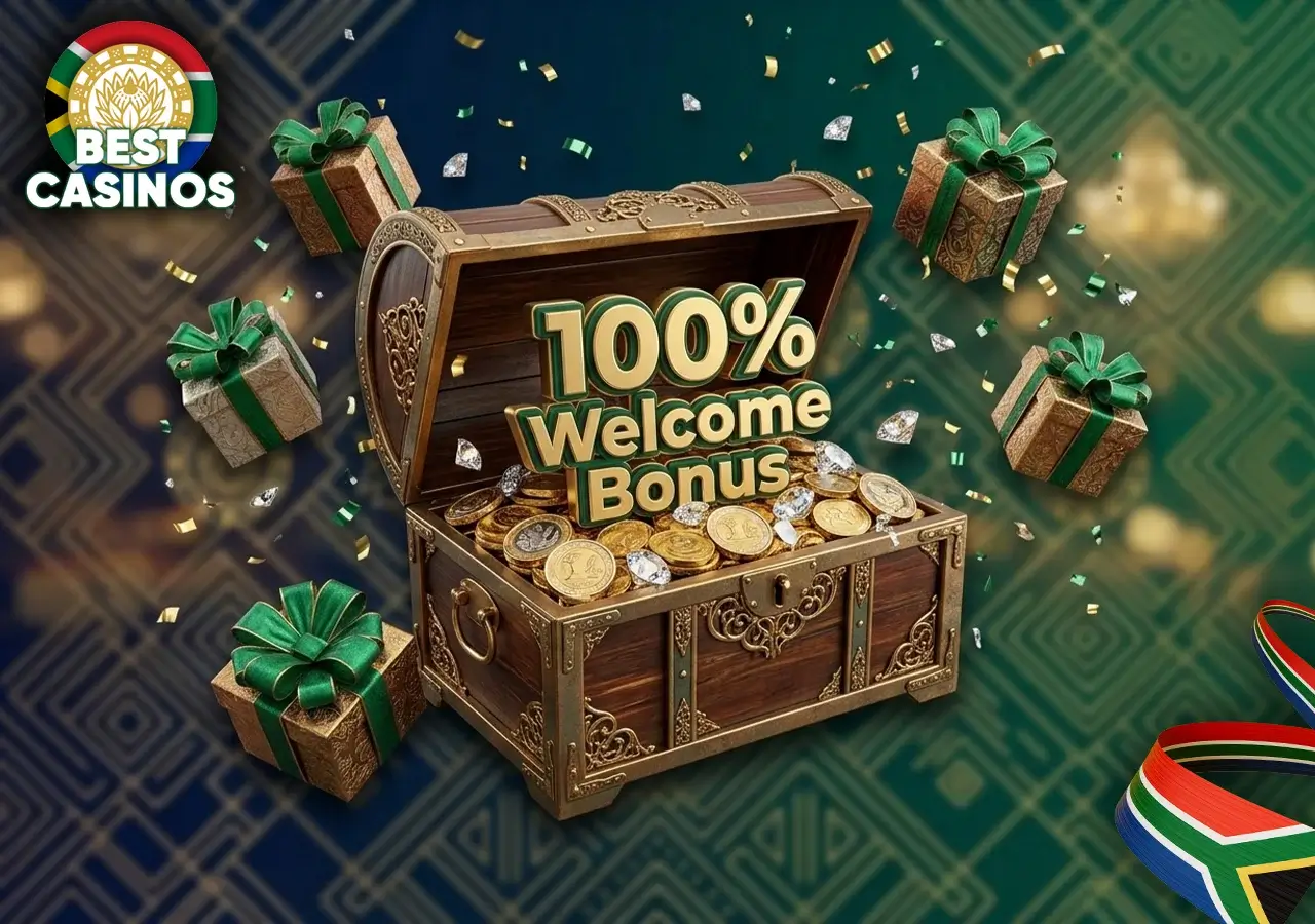Best online casino bonuses and welcome packages for South African players.